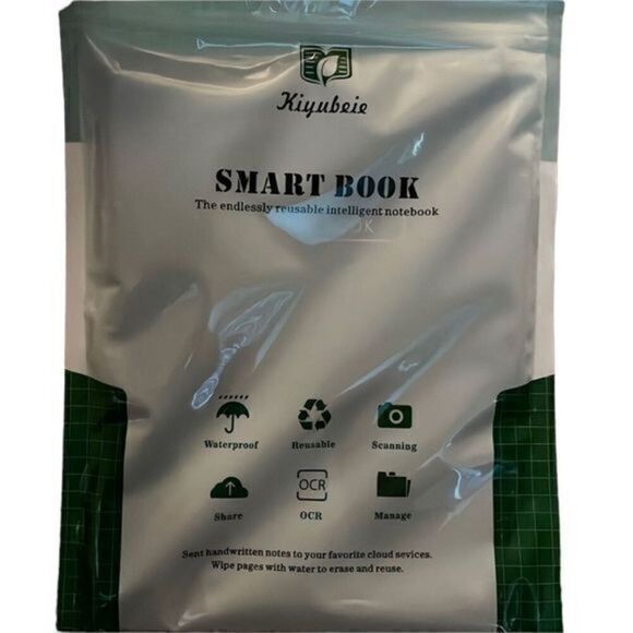 SMART BOOK reusable book with pen sealed waterproof intelligent notebook - Picture 1 of 2